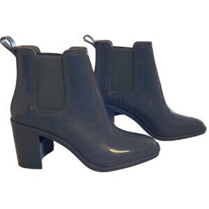Jeffrey Campbell Hurricane Light Blue Rain Boots – Size 8